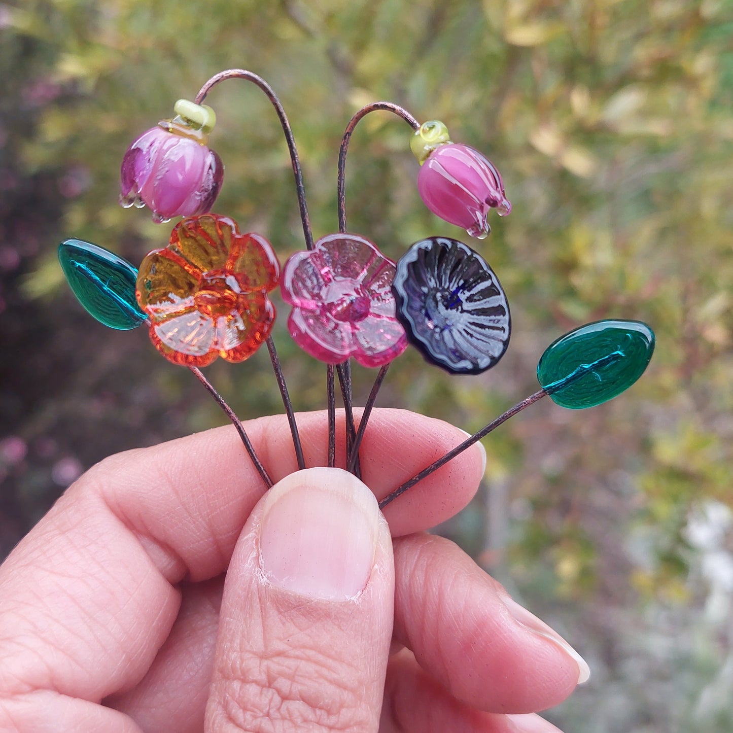 NEW!! Glass Art: Tiny buds