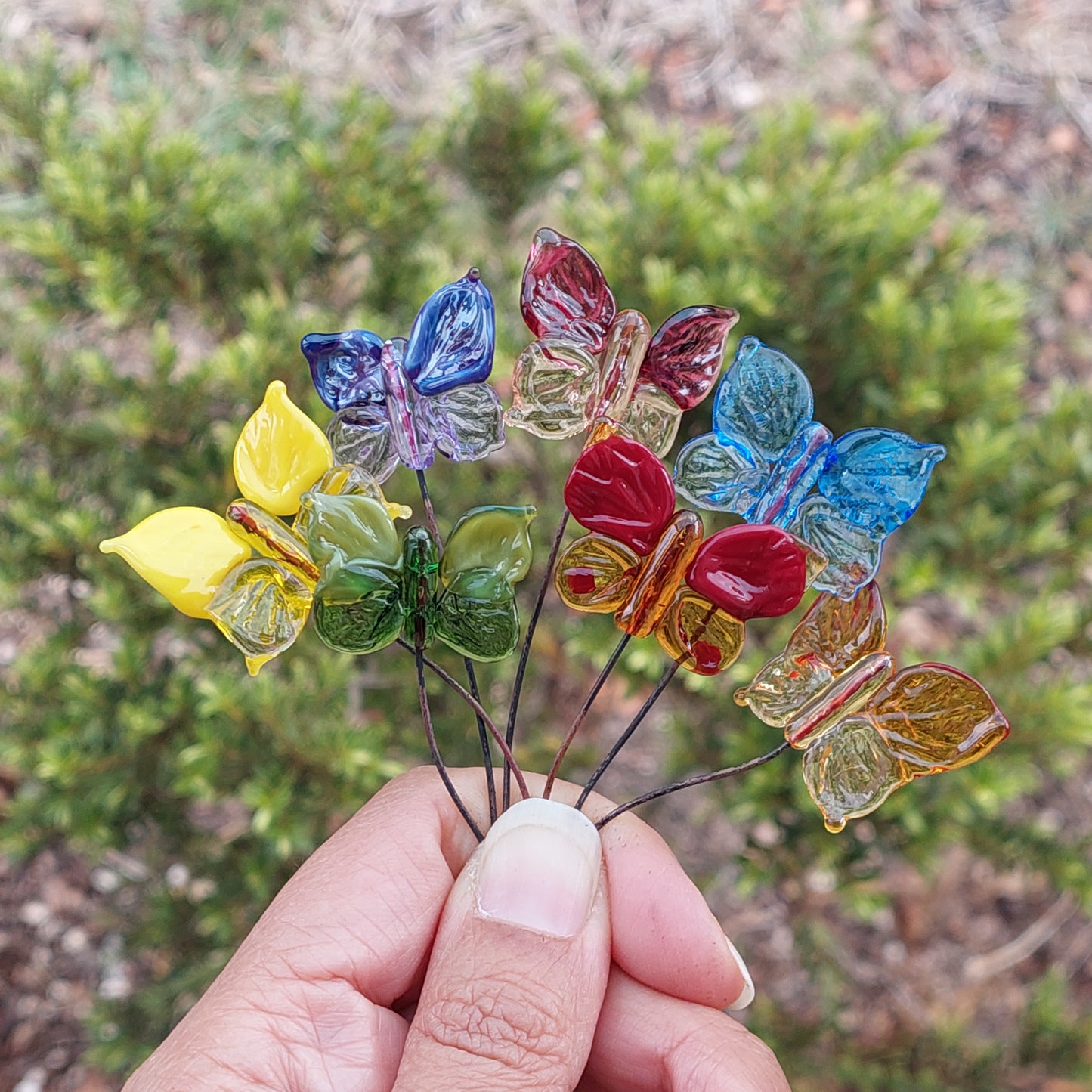 Glass Art - Kaleidoscope of Butterflies - Full Set