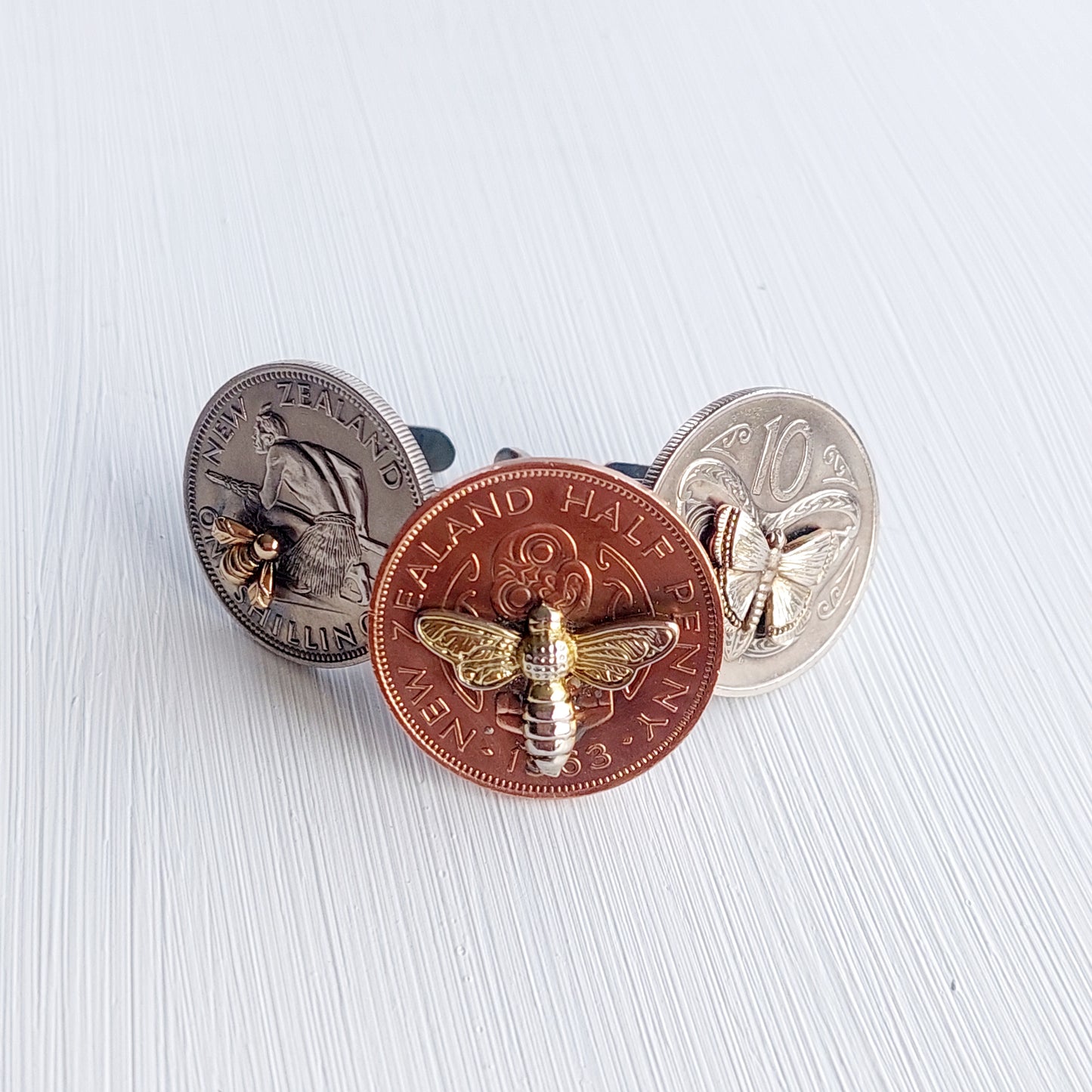 Re-minted Mixed Metal Coin Rings