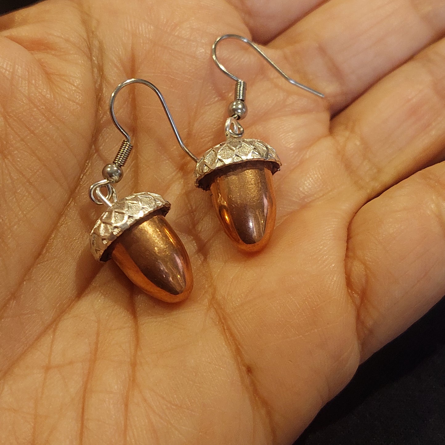 Copperhead Acorn Earrings