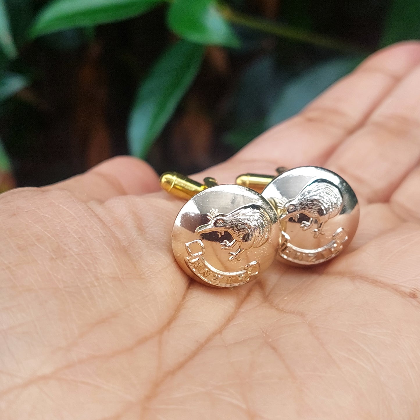 Vintage Military Button Cufflinks