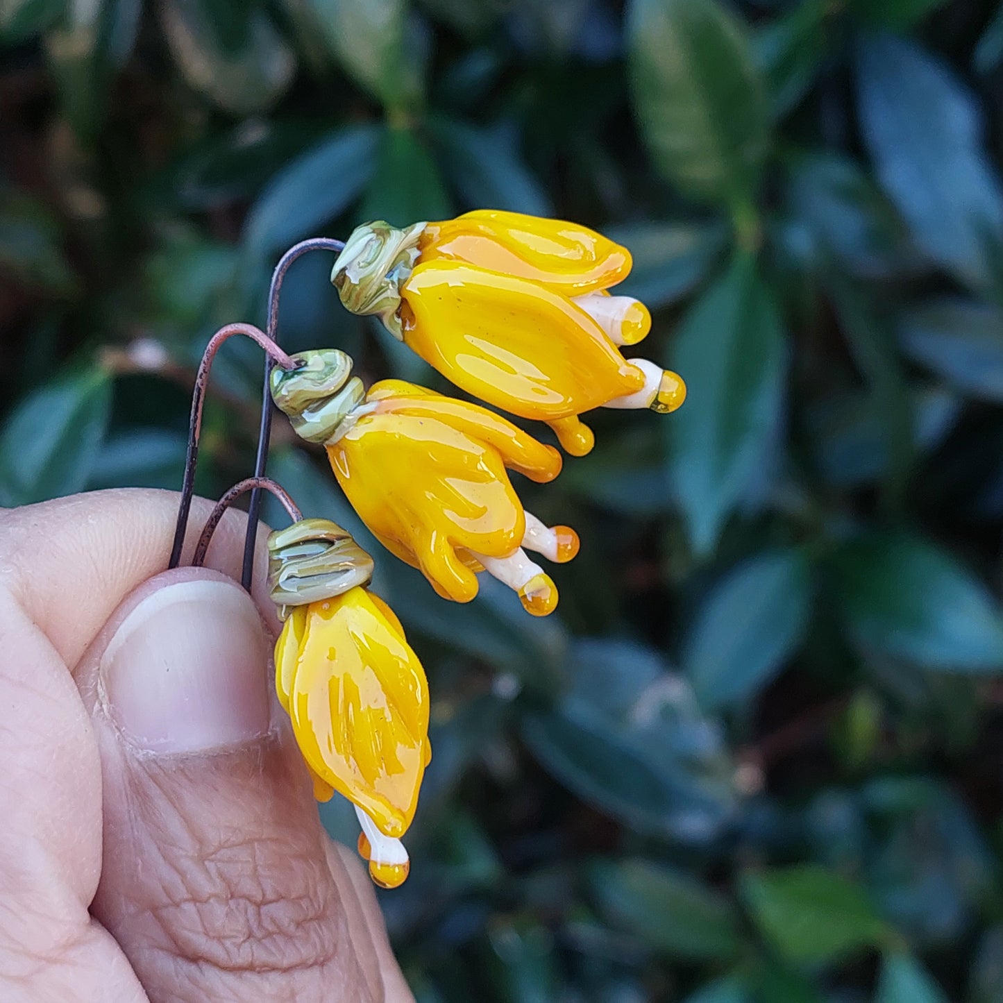 Glass Art - Native Flora: Kowhai