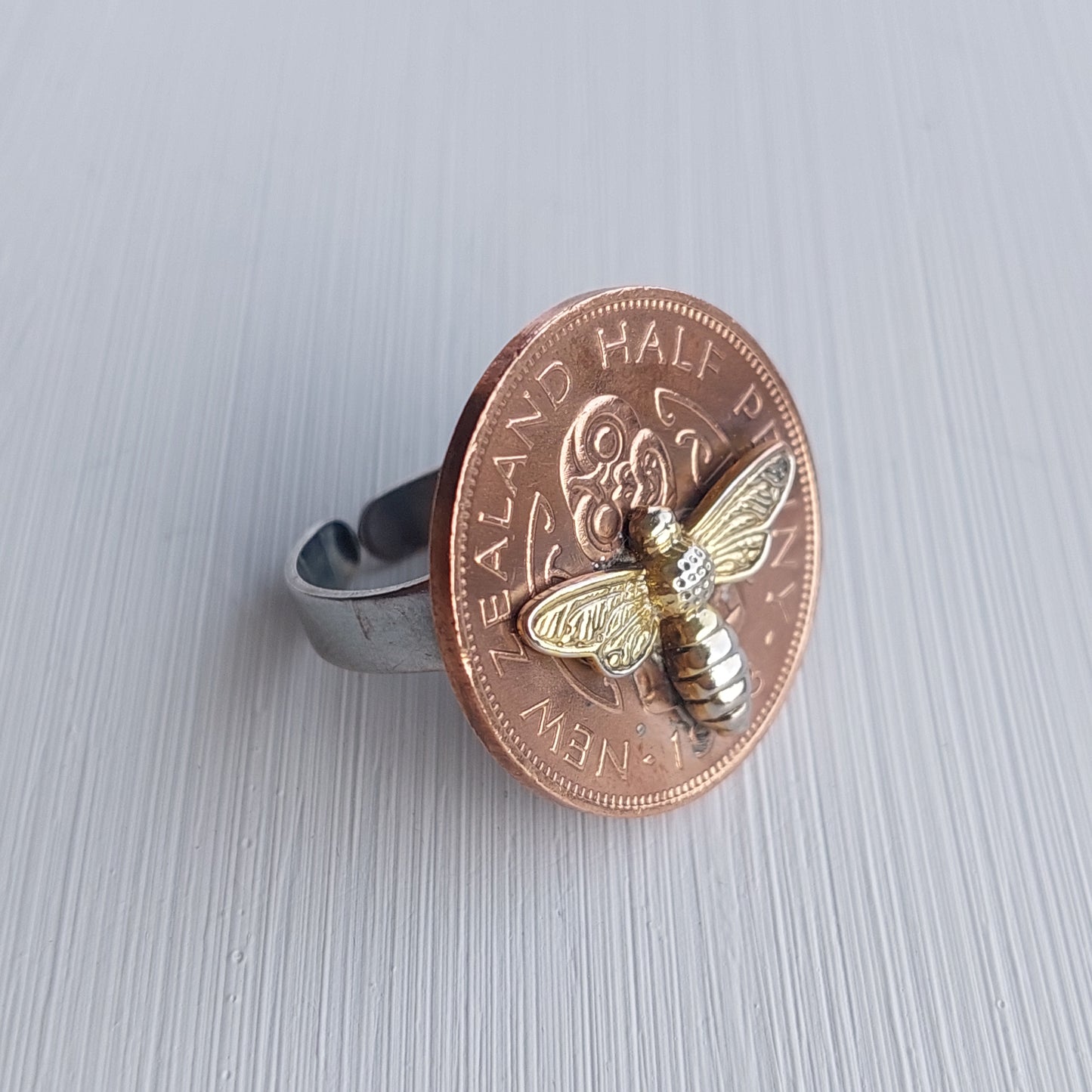 Re-minted Mixed Metal Coin Rings