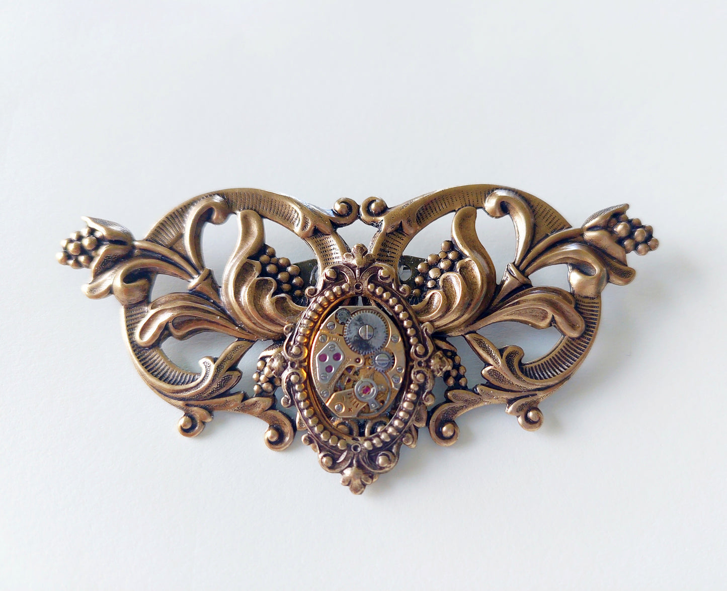 SALE! Grand Garden Brooch with Timepiece - 40% off!