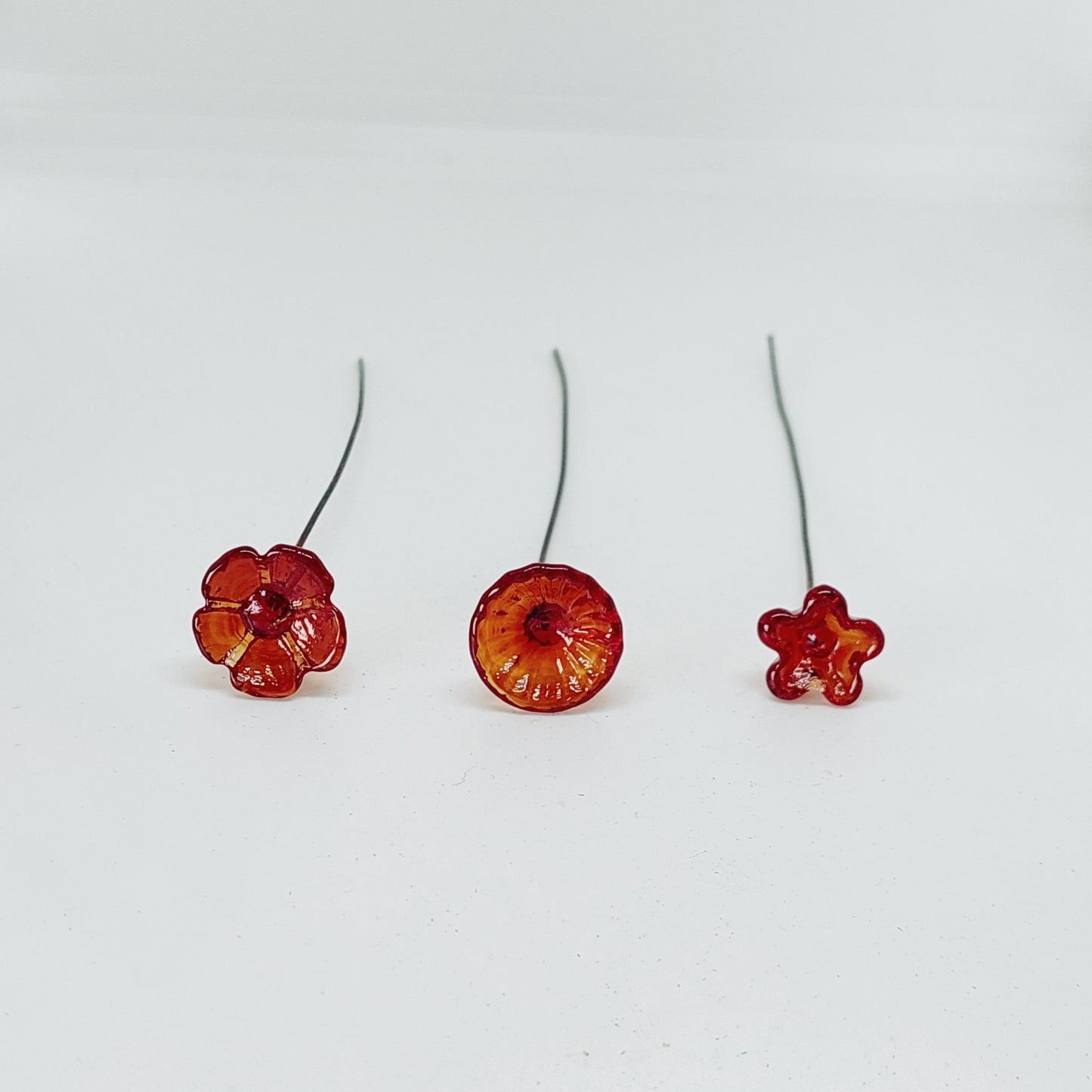 LW single flowers - Flame Red - Wholesale