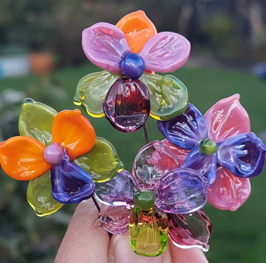 Glass Art - Orchid Mini Stems