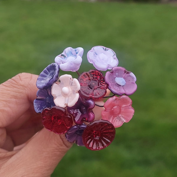 NEW!! Glass Art - "La Femme" Bouquet
