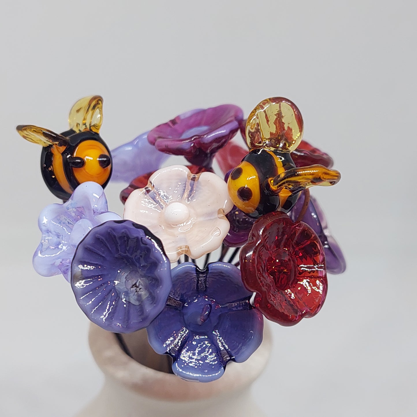 BESTSELLER! NEW!! Glass Art - Tiny Bees 🐝