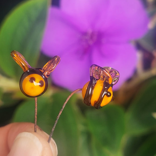 BESTSELLER! NEW!! Glass Art - Tiny Bees 🐝