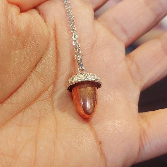 Copperhead acorn pendant