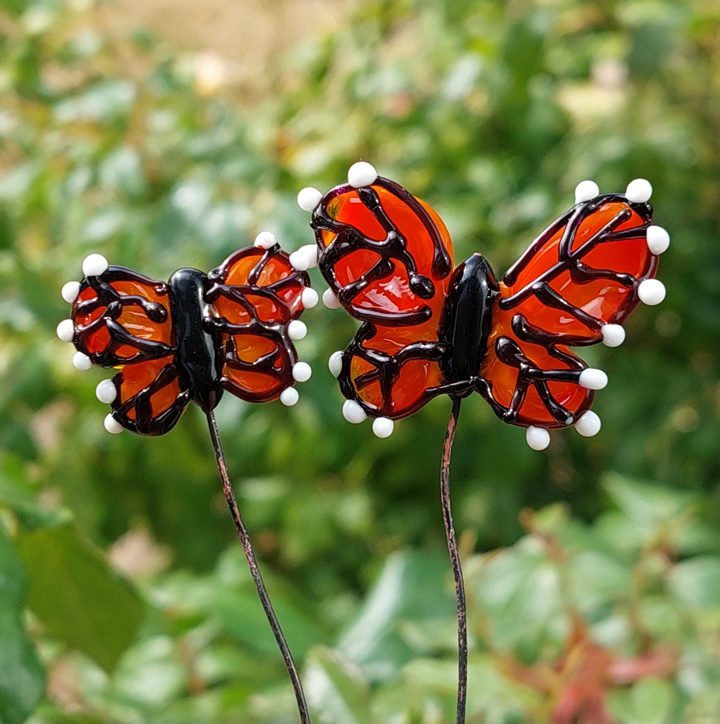 NEW!! Glass Art - Monarch Butterfly (small)
