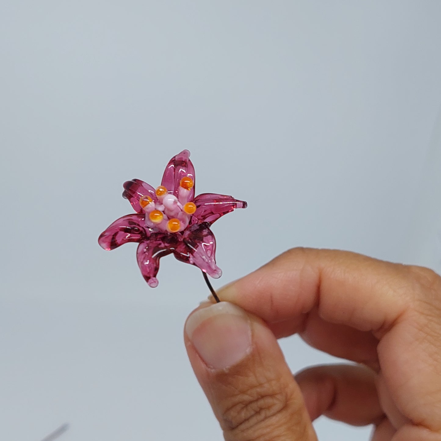 NEW!! Glass Art - Mini Tropical Lilies