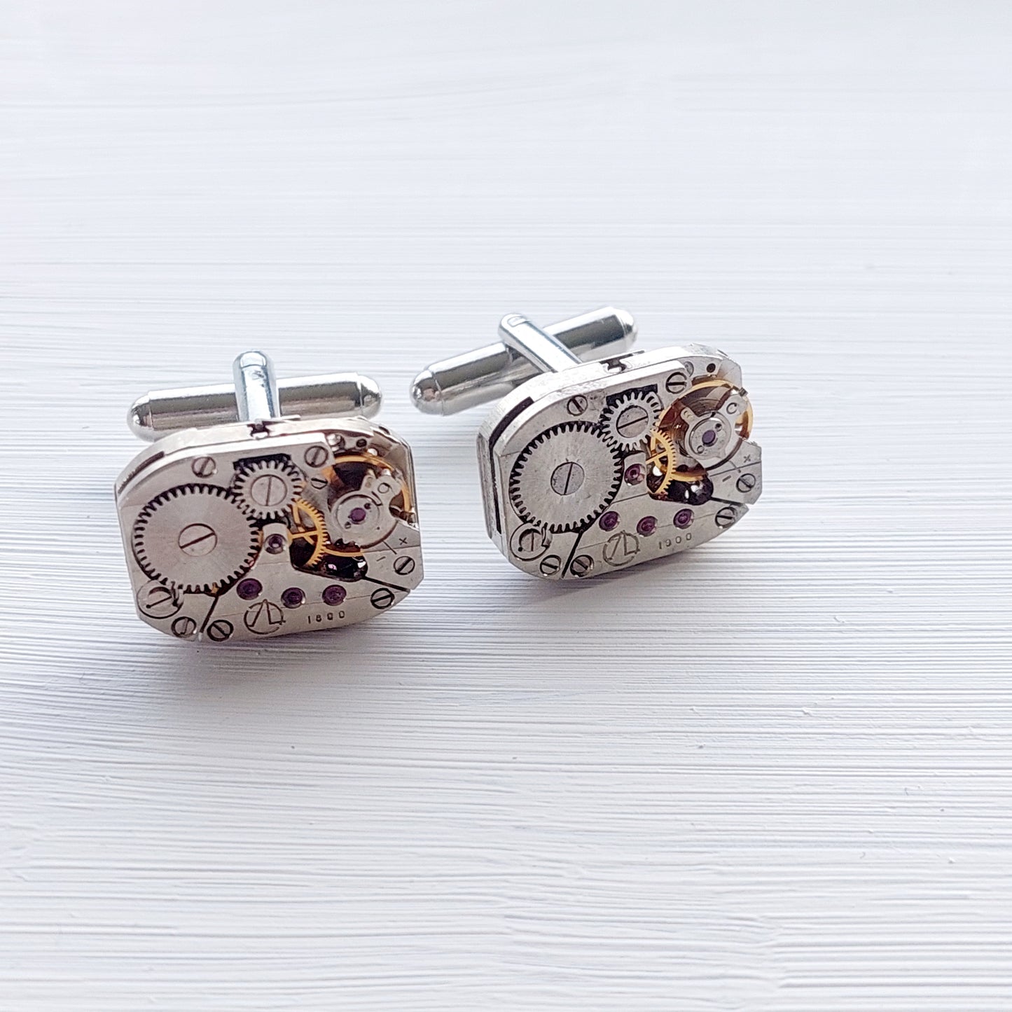 NEW!! Timepiece rectangle cufflinks