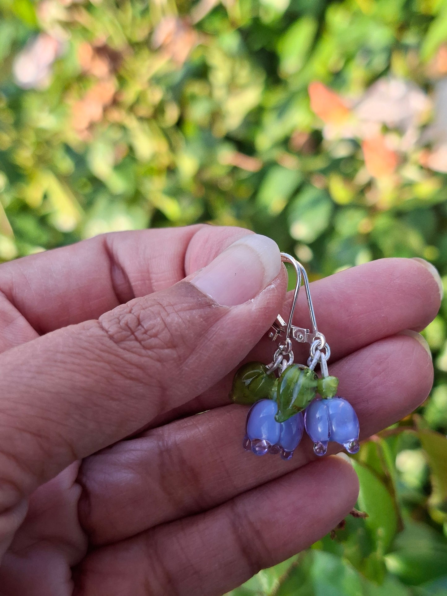 NEW! Glass Art Tiny bud earrings - Six Colours