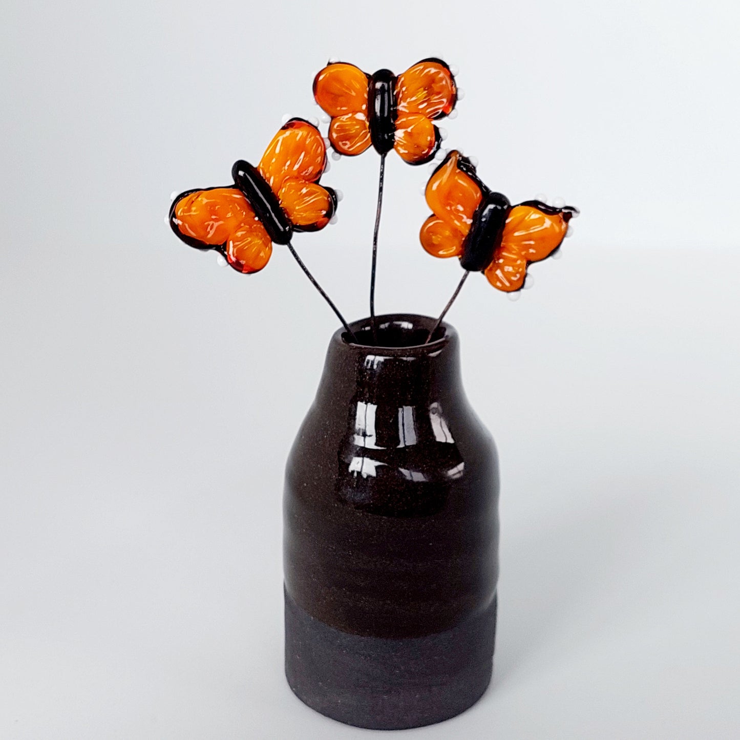 NEW!! Glass Art - Monarch Butterfly (Large)