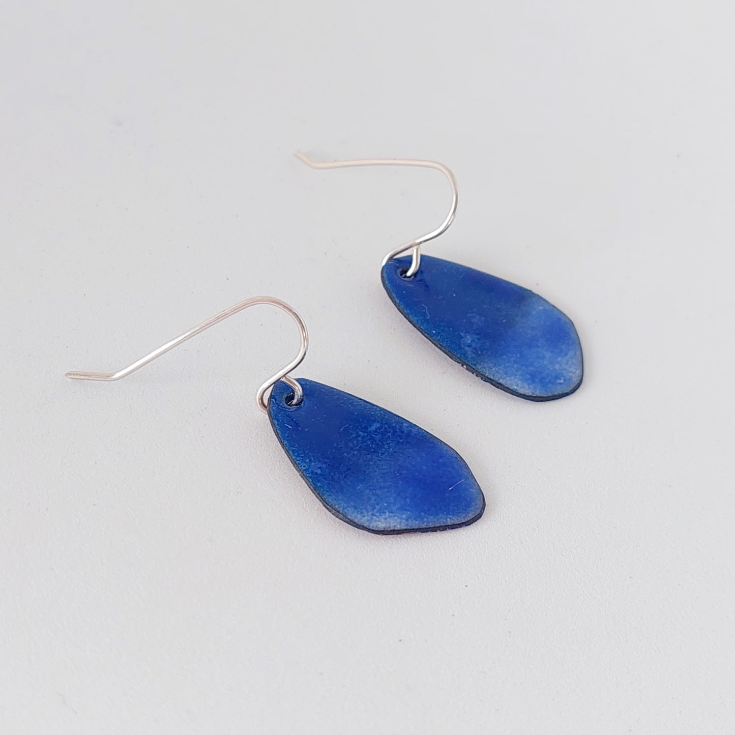 NEW!! Glass Art - Enamelled Butterfly Wing Earrings