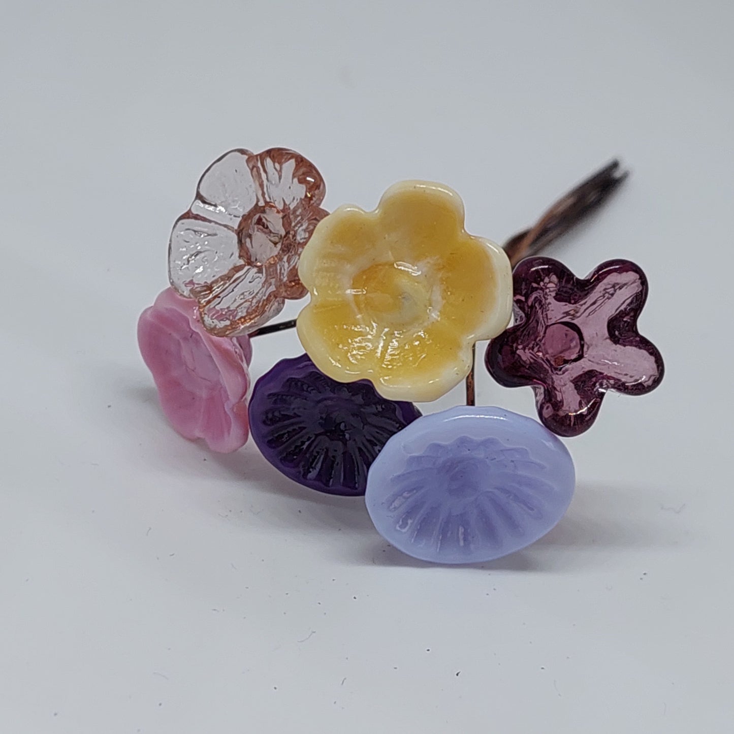 Glass Art - Mini Flower Bouquet - Mulberry Garden