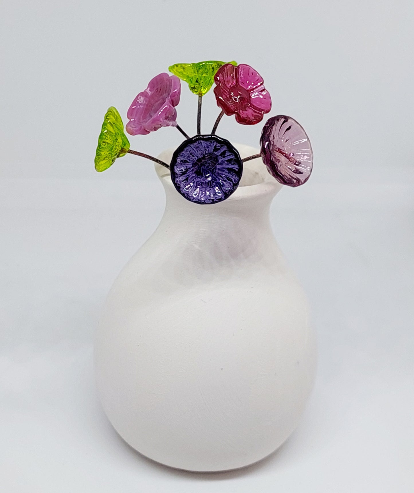 Glass Art - Mini Flower Bouquet - Passion