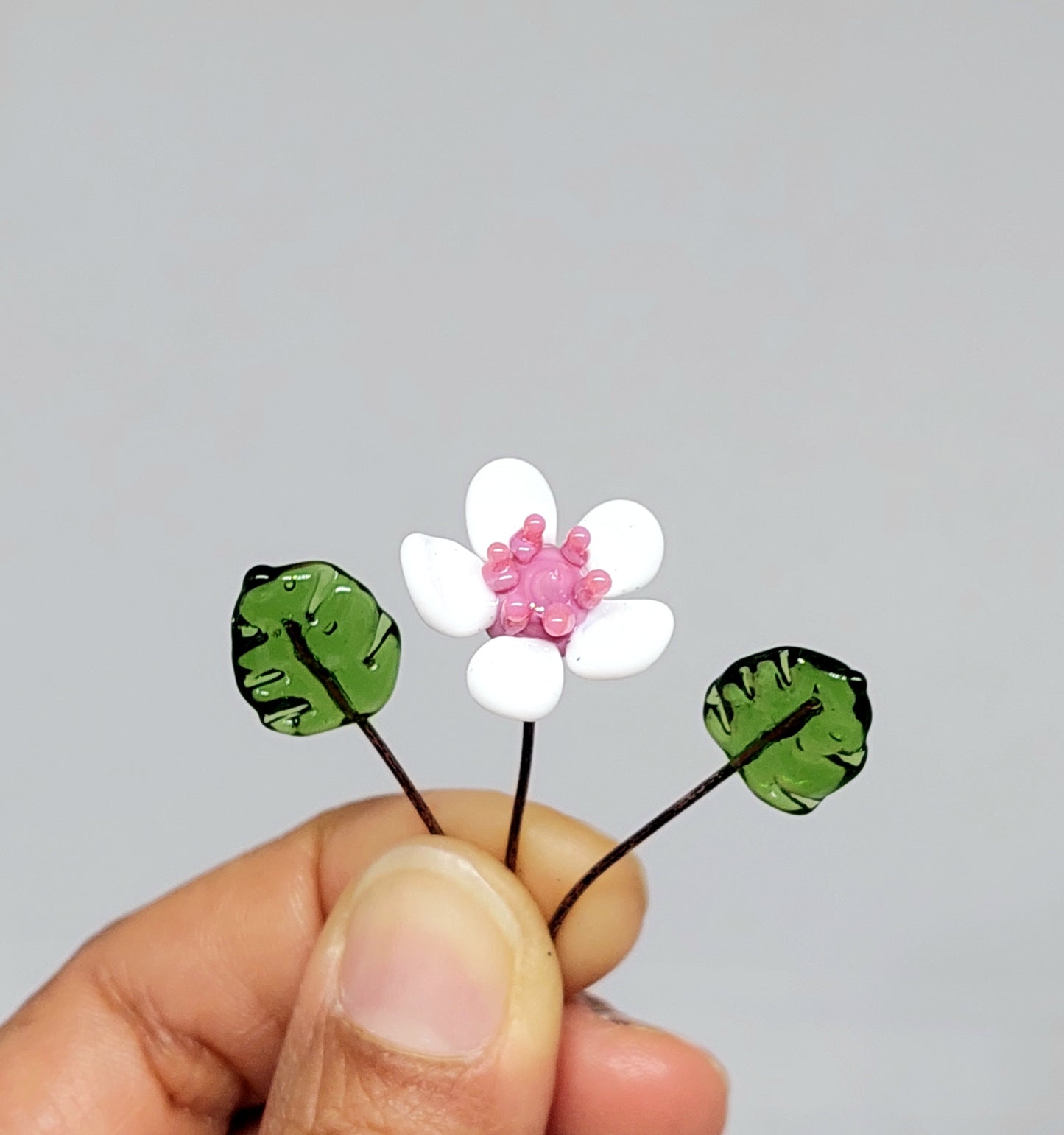 Glass Art - Spring Mini Flowers - Manuka