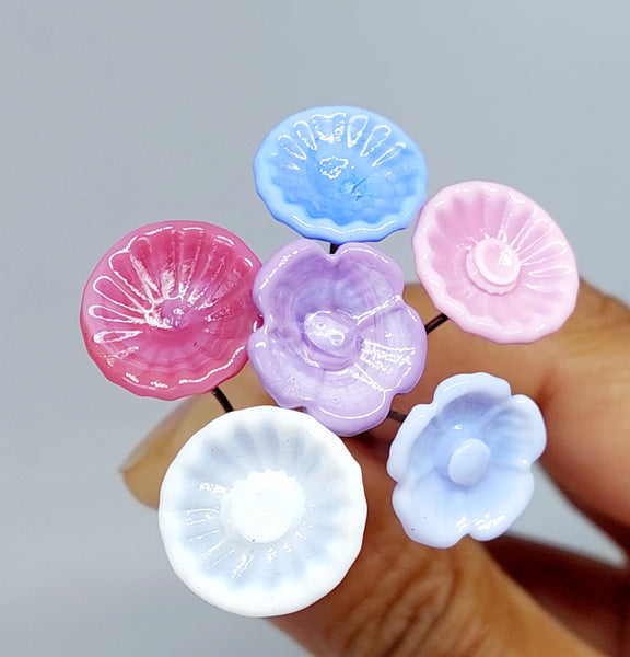 Glass Art - Mini Sweetheart Flower Bouquet