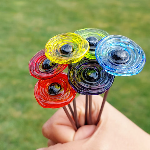 Glass Art Medium Stems - Daisies
