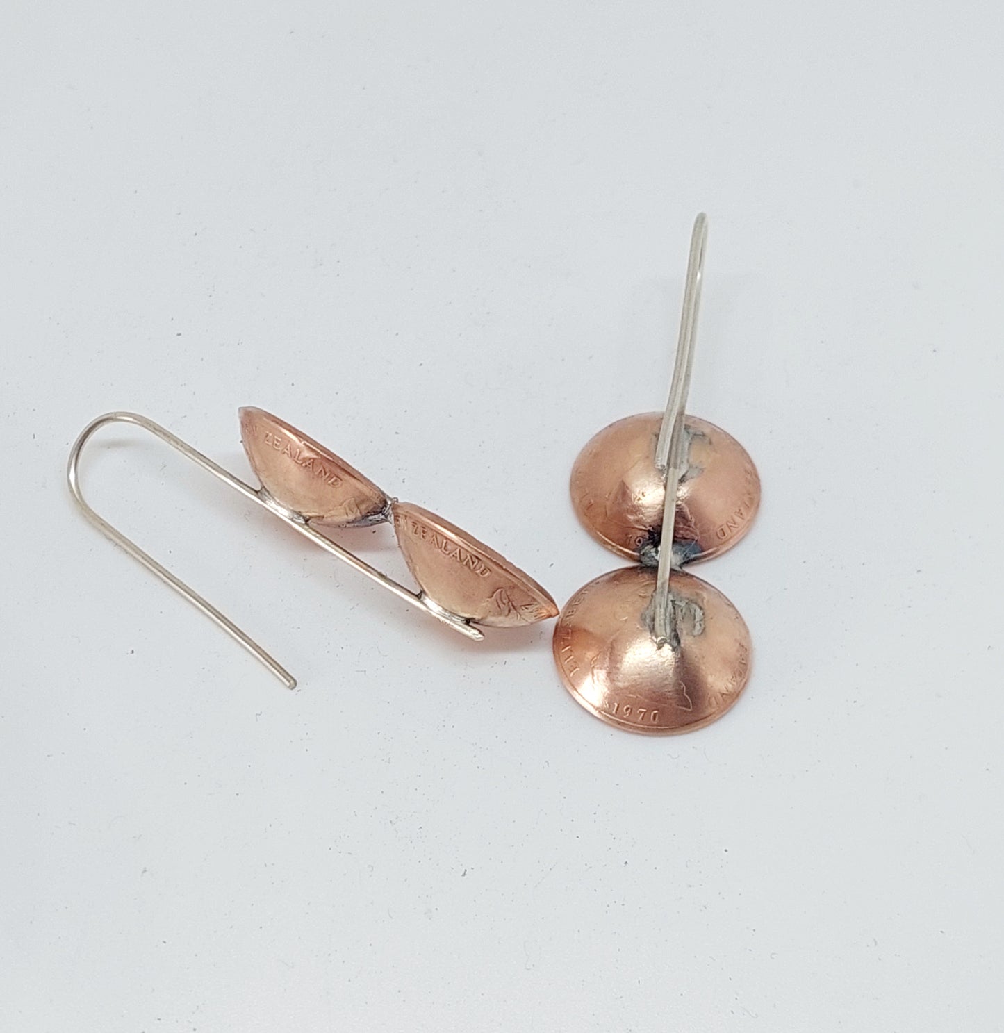 Re-minted Pod Earrings - One Cent