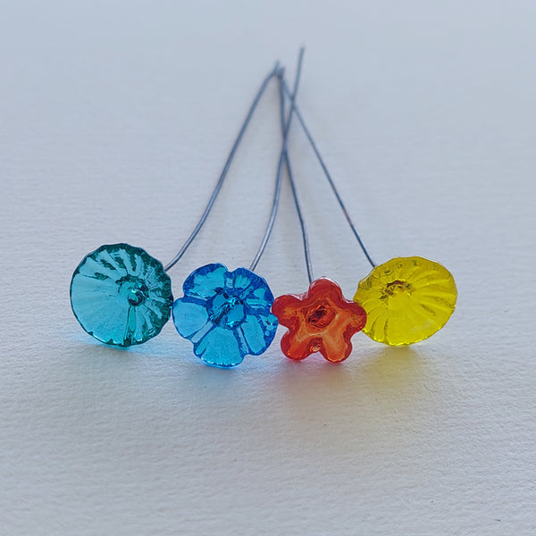 NEW!! Glass Art - Tutti Frutti Glass Bouquet