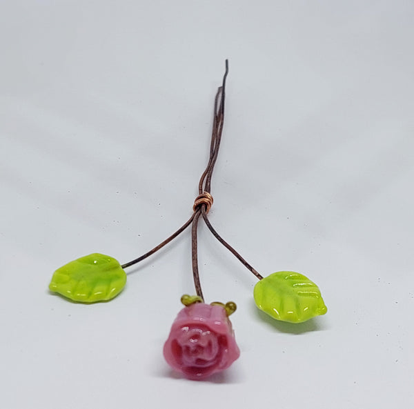 NEW!! Glass Art - Rosebuds: Single mini stems - choose from six colours