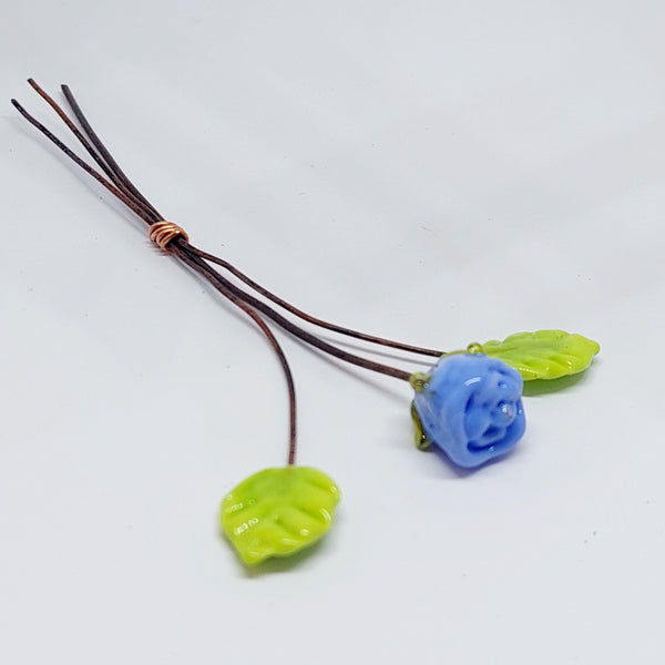 NEW!! Glass Art - Rosebuds: Single mini stems - choose from six colours