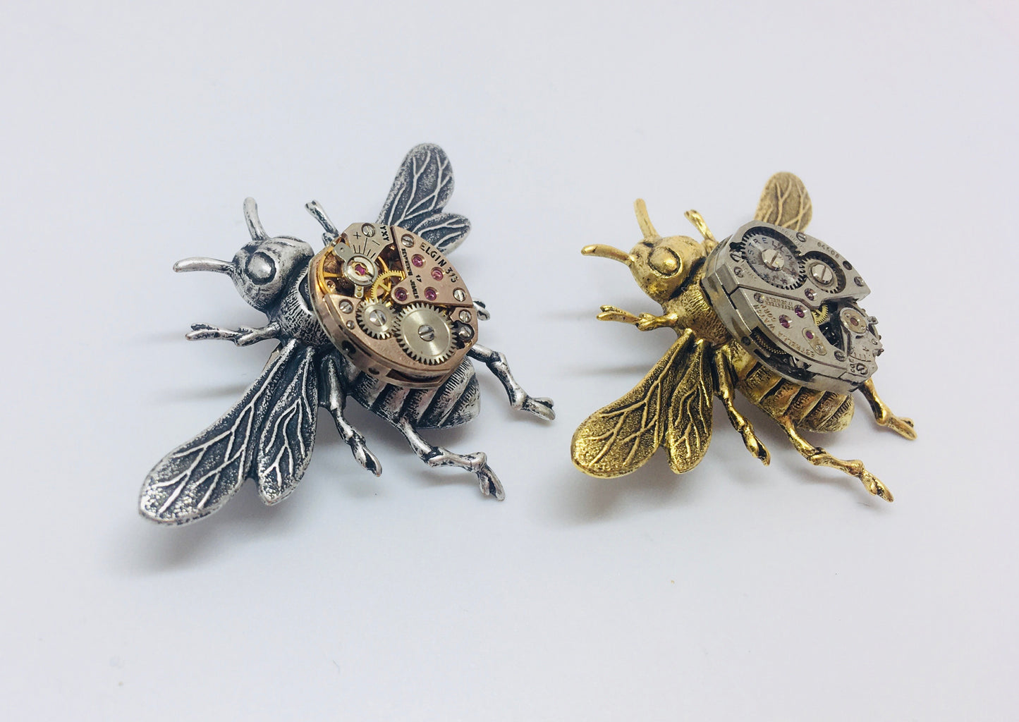 Bestseller! Timepiece Large Honeybee Brooch